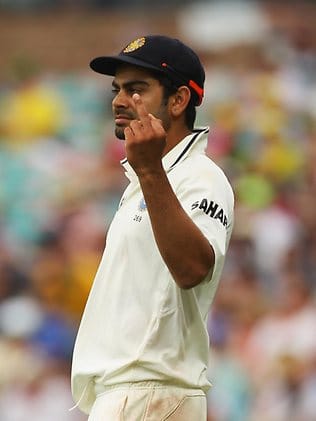 Virat Kohli stirs up a controversy  