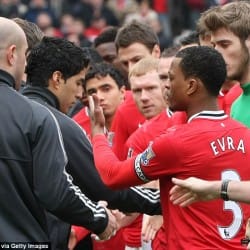 Evra refused or Suarez refused ?