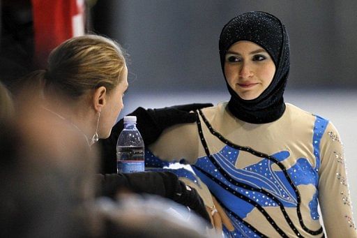 Zahra Lari this week made history by becoming the first figure skater from the Gulf to compete in an int'l competition