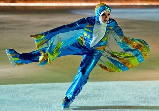 Zahra Lari's love of the ice began when she watched a Disney movie at the age of 11