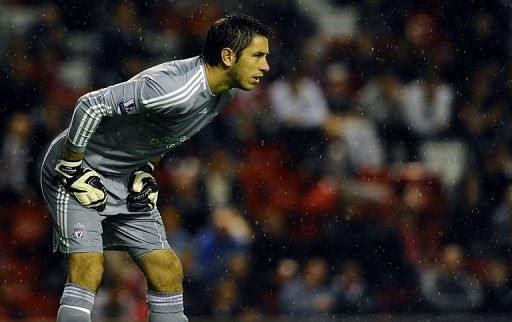 30-year-old Australian, Brad Jones, is Liverpool's third-choice goalkeeper