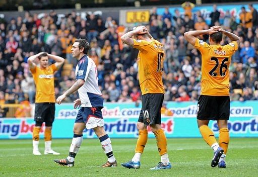 Bottom club Wolves' vastly inferior goal difference means they would need a miracle to survive their drop