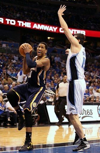 Danny Granger scored 26 points for the the Indiana Pacers Danny Granger scored 26 points for the the Indiana Pacers