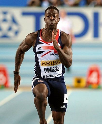 Britain's Dwain Chambers competes at the IAAF World Indoor Athletics Championships in March 2012 Britain's Dwain Chambers competes at the IAAF World Indoor Athletics Championships in March 2012