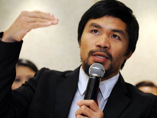 Pacquiao told a US website this week he was opposed to same-sex unions Pacquiao told a US website this week he was opposed to same-sex unions