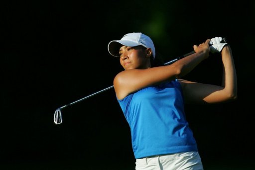 Cheyenne Woods is pictured in 2009 Cheyenne Woods is pictured in 2009