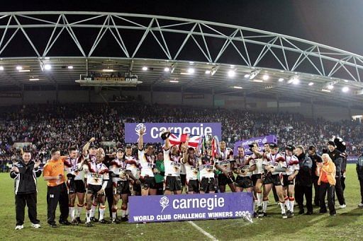 Bradford Bulls players seen in a file photo from 2006 Bradford Bulls players seen in a file photo from 2006