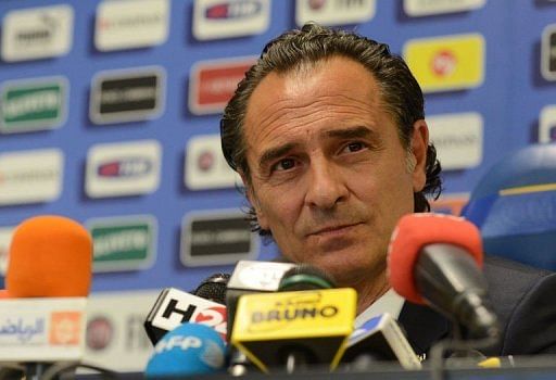 Italy's national football team coach Cesare Prandelli Italy's national football team coach Cesare Prandelli