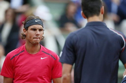 The final resumes Monday at 1:00 pm (1100GMT) with Djokovic in the ascendancy and serving for a 3-1 lead The final resumes Monday at 1:00 pm (1100GMT) with Djokovic in the ascendancy and serving for a 3-1 lead
