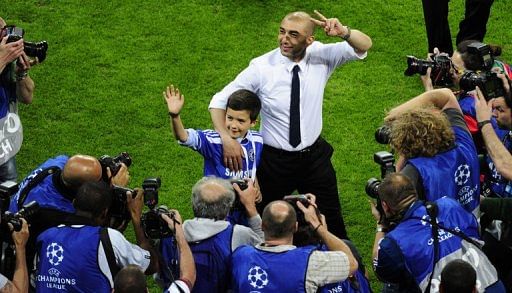 Chelsea's Italian new manager Roberto Di Matteo Chelsea's Italian new manager Roberto Di Matteo