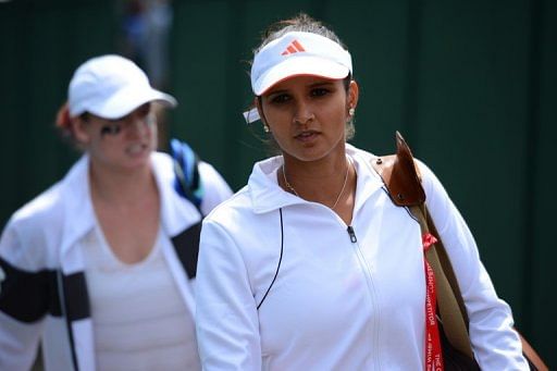 Sania Mirza (right) accused chiefs of Sania Mirza (right) accused chiefs of