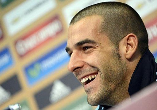 Spanish forward Alvaro Negredo Spanish forward Alvaro Negredo