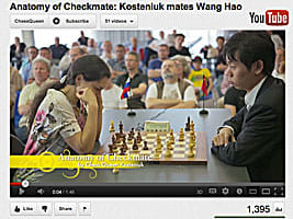 Viral Video: Kosteniuk vs Wang Hao and more