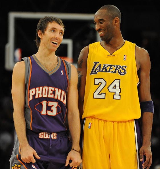No laughing matter, this. Steve Nash joins the Lakers!
