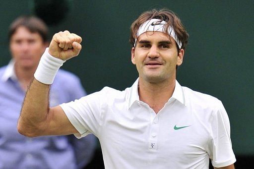 Federer booked his place in his 24th Grand Slam final where he will face either Andy Murray or Jo-Wilfried Tsonga Federer booked his place in his 24th Grand Slam final where he will face either Andy Murray or Jo-Wilfried Tsonga
