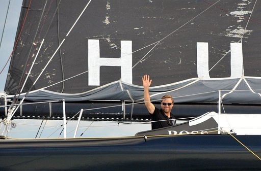 British sailor Alex Thomson said he had broken the record for crossing the Atlantic solo from west to east British sailor Alex Thomson said he had broken the record for crossing the Atlantic solo from west to east