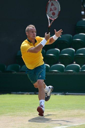 Lleyton Hewitt (seen at training on July 25) needed a wild card to make it into the Games Lleyton Hewitt (seen at training on July 25) needed a wild card to make it into the Games