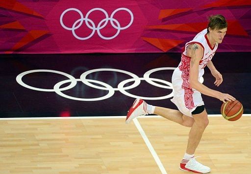 Russian forward Andrey Kirilenko