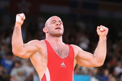 Uzbekistan's Artur Taymazov Uzbekistan's Artur Taymazov