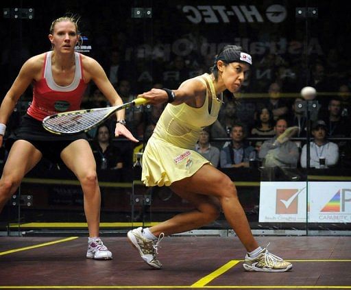 Malaysia's Nicol David came out firing in the second game Malaysia's Nicol David came out firing in the second game