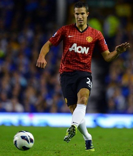 Robin van Persie made his eagerly-anticipated Manchester United debut as a 68th minute substitute Robin van Persie made his eagerly-anticipated Manchester United debut as a 68th minute substitute