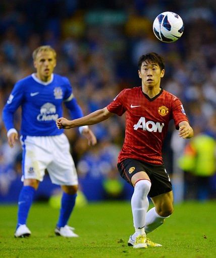 Japanese midfielder Shinji Kagawa (R) made a solid debut for Manchester United Japanese midfielder Shinji Kagawa (R) made a solid debut for Manchester United