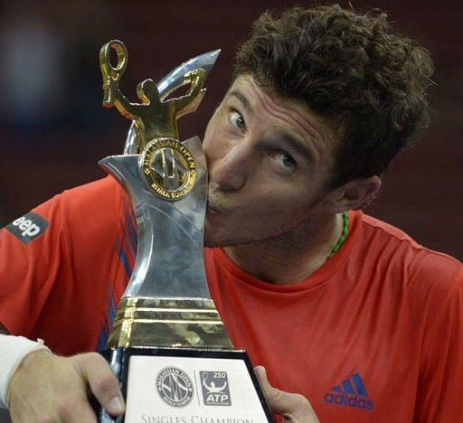 Monaco's win keeps alive his campaign to reach the Tour Finals as one of the eight top-ranked players Monaco's win keeps alive his campaign to reach the Tour Finals as one of the eight top-ranked players