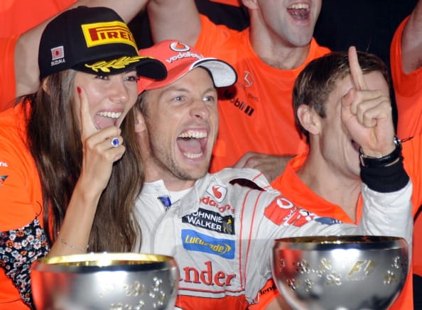 McLaren-Mercedes driver Jenson Button of