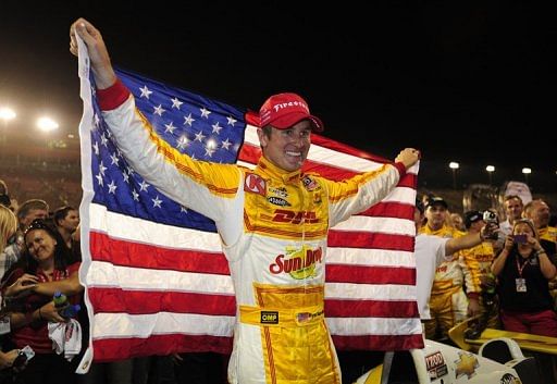 Ryan Hunter-Reay clinched his first IndyCar Series championship with a fourth-place finish in the season-ending race Ryan Hunter-Reay clinched his first IndyCar Series championship with a fourth-place finish in the season-ending race