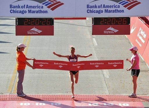 Liliya Shobukhova will be among the favorites in a field of 45,000 runners that will compete in the Chicago Marathon Liliya Shobukhova will be among the favorites in a field of 45,000 runners that will compete in the Chicago Marathon