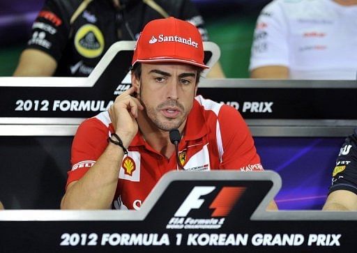 Fernando Alonso saw his lead over the Red Bull of Sebastian Vettel slashed to just four points in Japan last week Fernando Alonso saw his lead over the Red Bull of Sebastian Vettel slashed to just four points in Japan last week