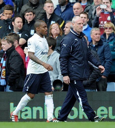 Tottenham Hotspur's English defender Danny Rose (L), pictured in May Tottenham Hotspur's English defender Danny Rose (L), pictured in May