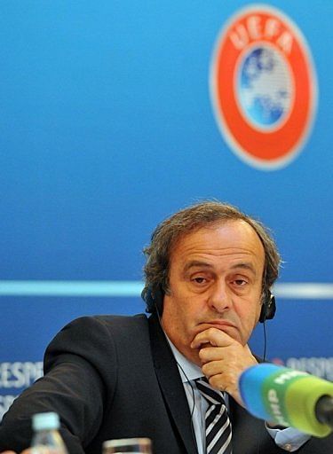 UEFA president Michel Platini UEFA president Michel Platini