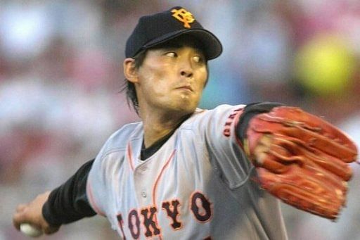 Cho Sung-Min, a former pitcher for Japanese baseball team Yomiuri Giants, pictured in August 2000 Cho Sung-Min, a former pitcher for Japanese baseball team Yomiuri Giants, pictured in August 2000
