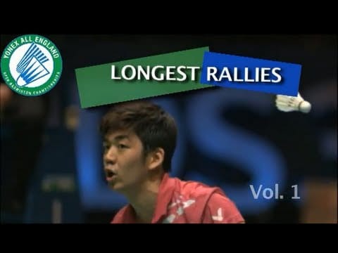 Video: All England Open’s top 4 badminton rallies
