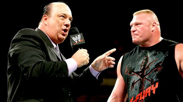 Lesnar and Heyman.