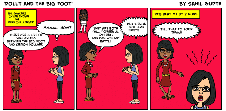 IPL 6 Comic: Polly and The Big Foot