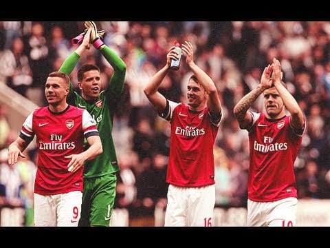 Video: Arsenal fans celebrate after finishing above Spurs