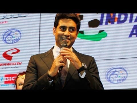 VIDEO: Abhishek Bachchan star guest at FPAI Indian Football Awards 2013
