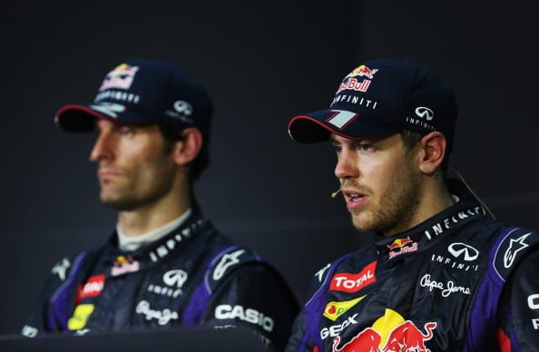 Camaraderie between Webber and Vettel: No meaning found