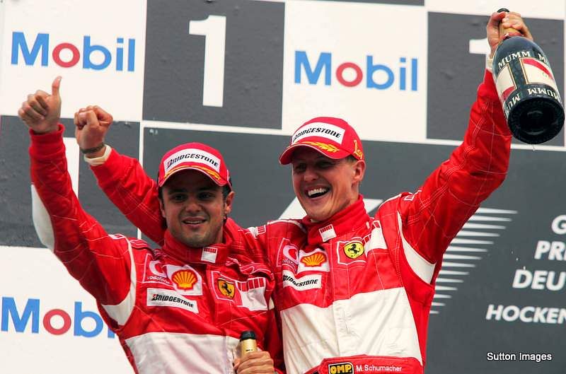 Image result for michael schumacher felipe massa