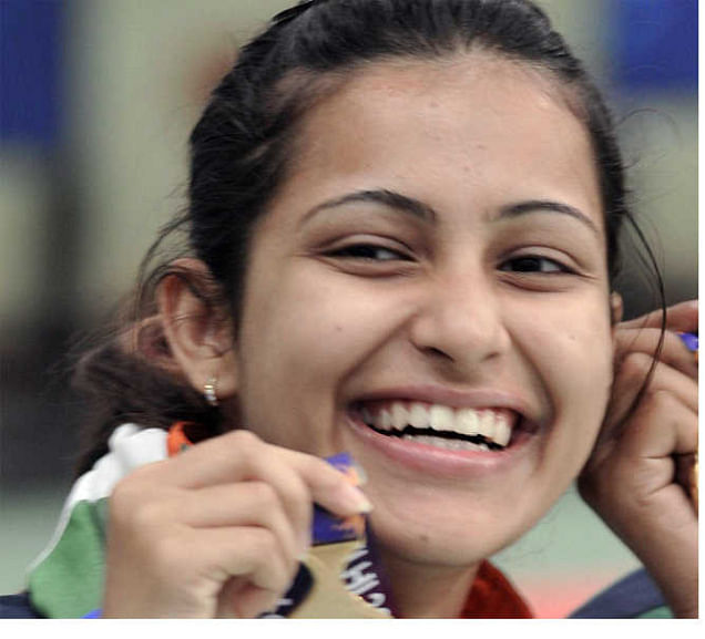 Olympic Gold Quest (OGQ) is reporting that India&#39;s 10 m Air Pistol shooter, Heena Sidhu, has now become the number 1 ranked shooter in her category, ... - 29nxg_p10_sports_geu4hcifc129nxg_heena2-2155220