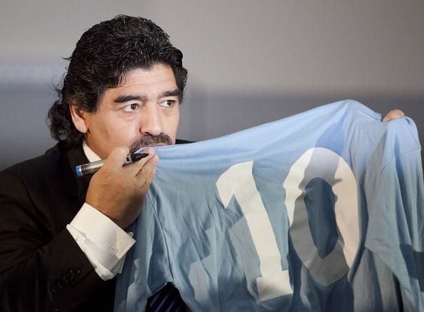 The best soccer players to have sported the number 10 jersey - Slide 2 of 8:Diego Maradona (Argentina)