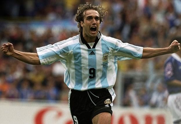 The Best Players To Have Donned The Number 9 Jersey - Slide 5 of 10:Gabriel Batistuta