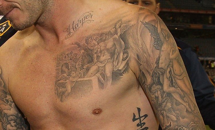 19 David Beckham tattoos and their significance