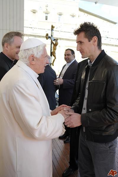 Klose Is a staunch Catholic 
