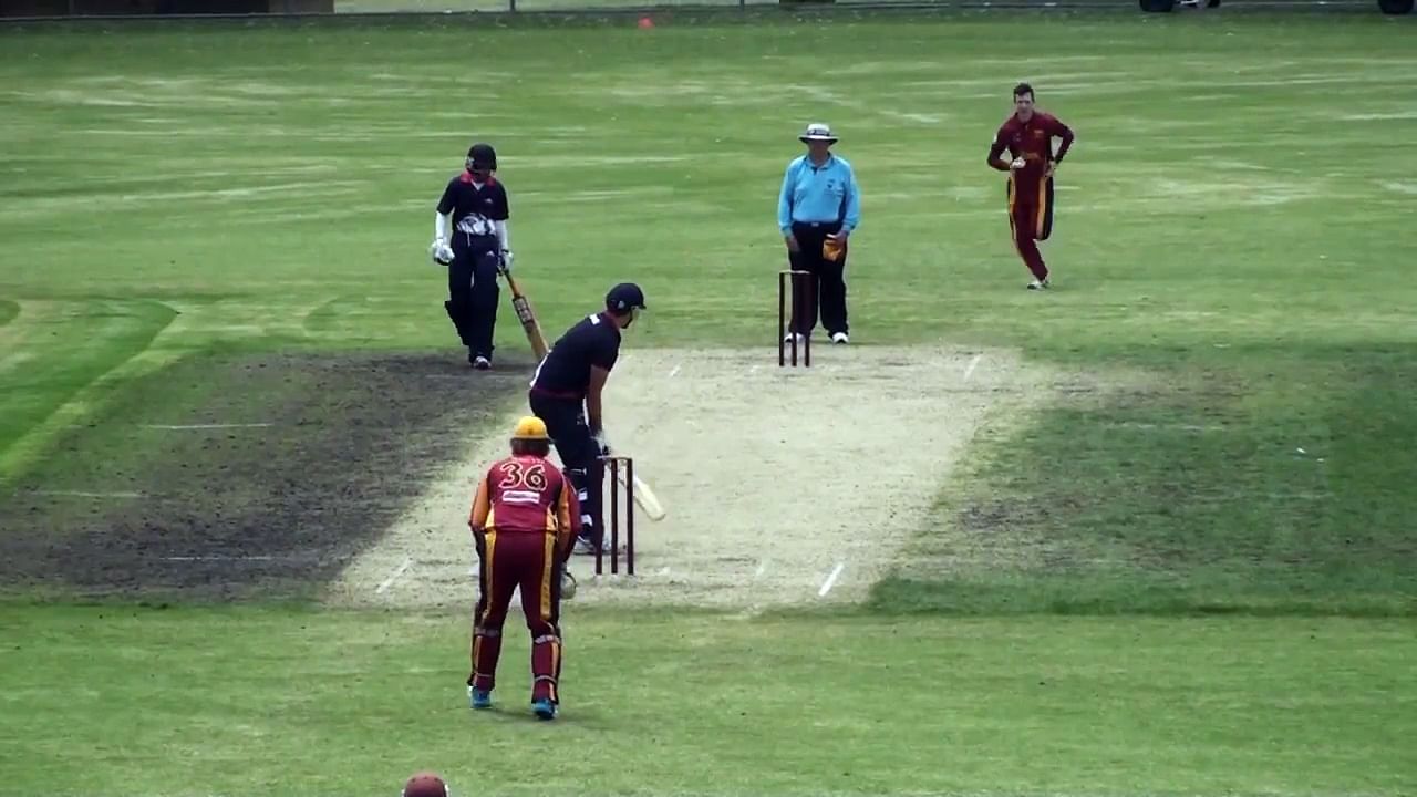 Video Three players injured in one delivery during a cricket match