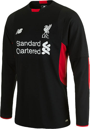 liverpool black goalkeeper shirt