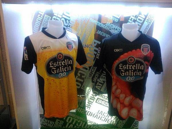 Club Deportivo Lugo - 2014/15 (Home and away) - 6 of the weirdest football kits to ever make it into production