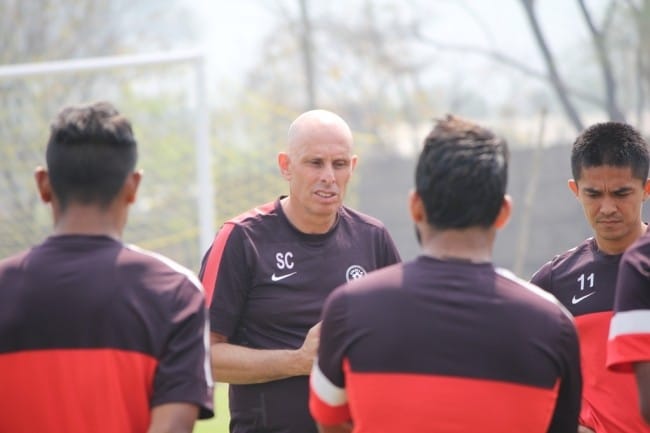 Stephen Constantine feels India are at a disadvantage having not played enough football in the past few months (Image courtesy AIFF) Stephen Constantine feels India are at a disadvantage having not played enough football in the past few months (Image courtesy AIFF)
